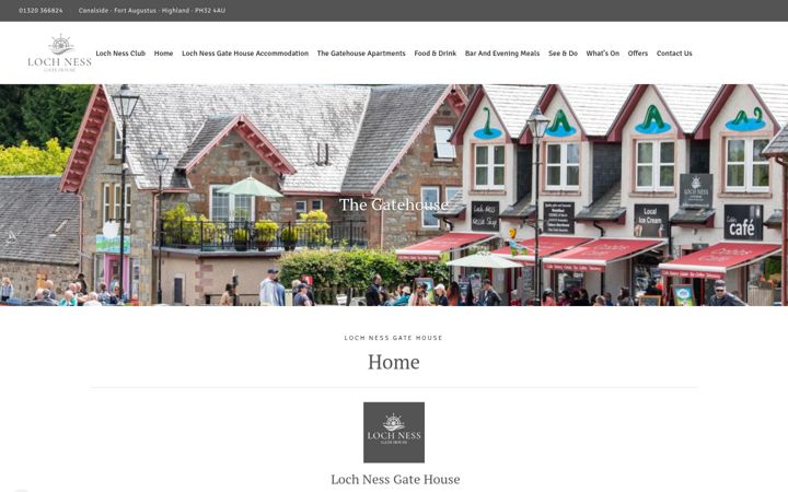 Screenshot of lochnessgatehouse.co.uk