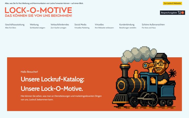 Screenshot of lock-o-motive.com