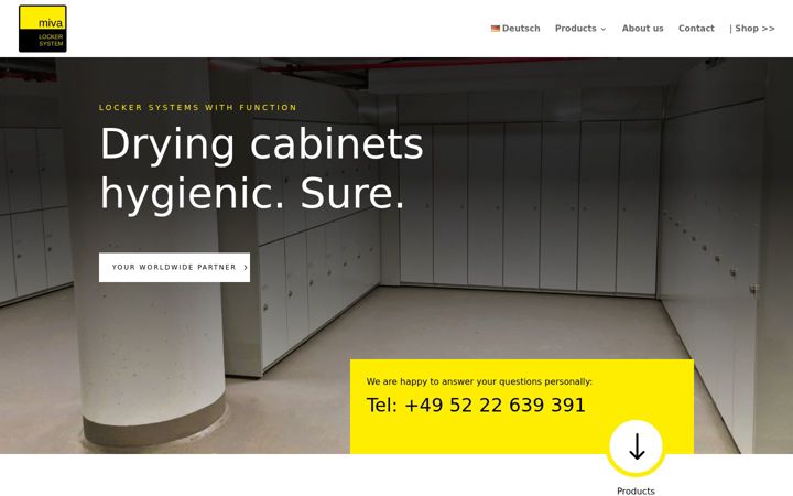 Screenshot of locker-system.com