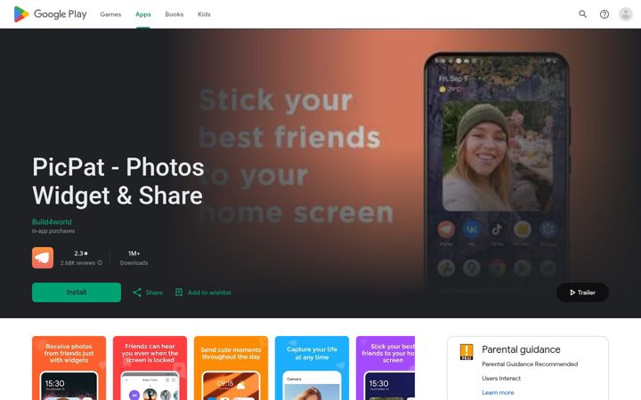 Screenshot of locket.live