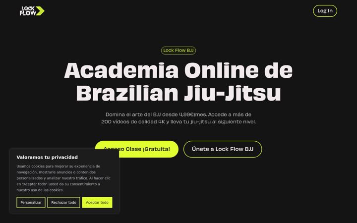 Screenshot of lockflowbjj.com