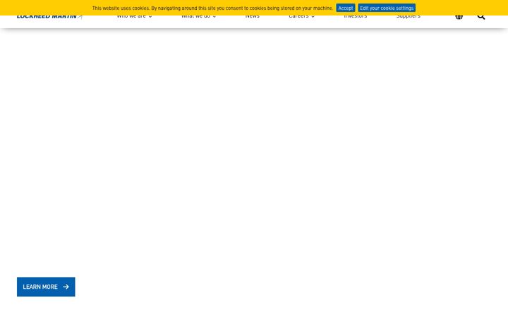Screenshot of lockheedmartin.com