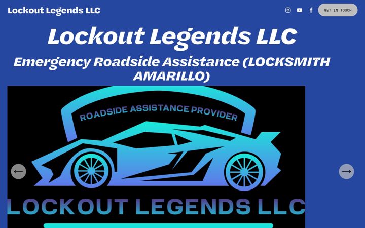 Screenshot of lockoutlegendsllc.com