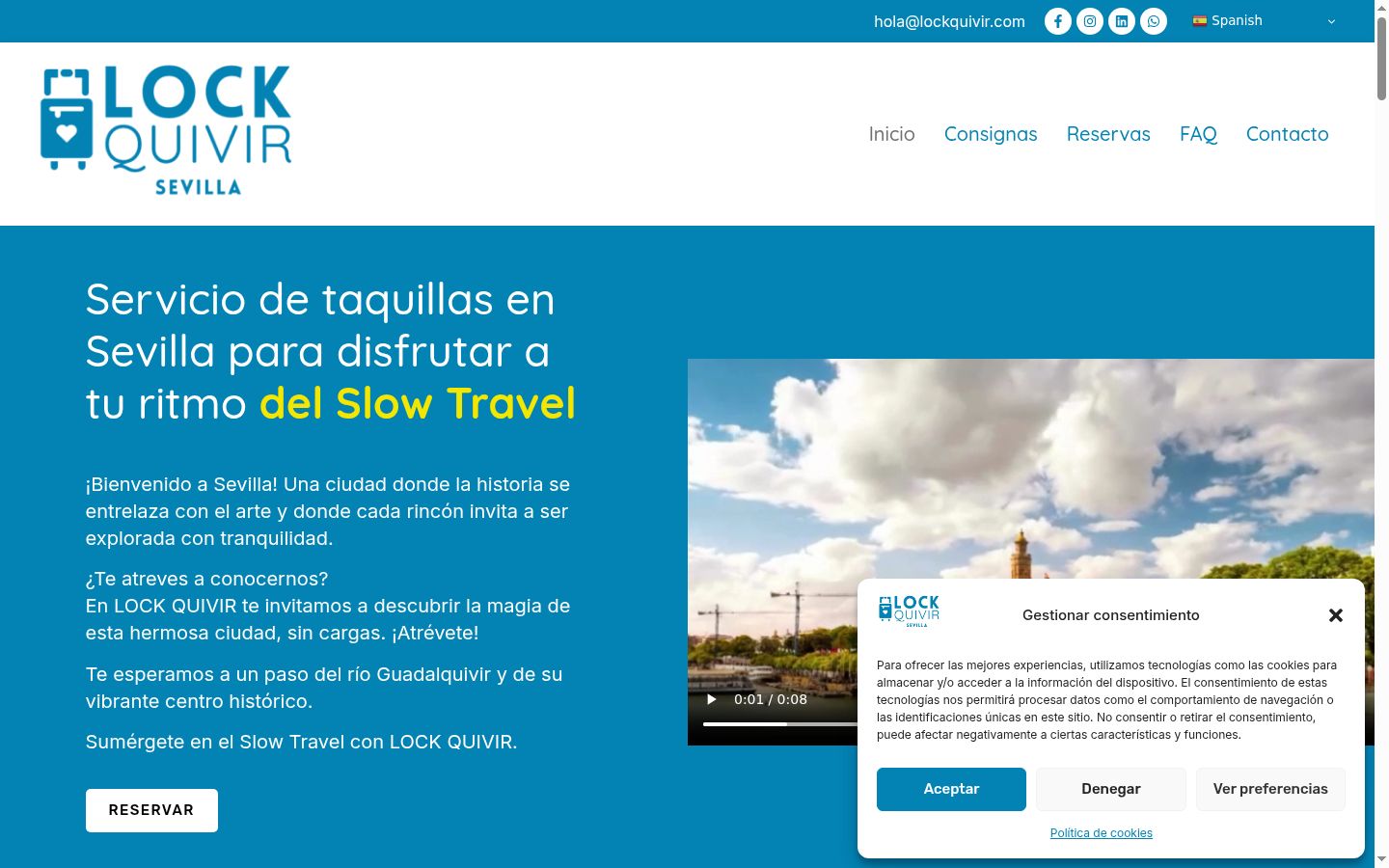 Screenshot tal-banner tal-kunsens muri qabel kwalunkwe interazzjoni
