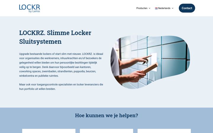 Screenshot of lockrz.nl