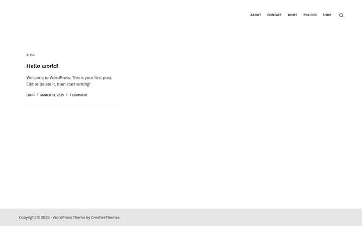 Screenshot of locksbyhumblehands.com