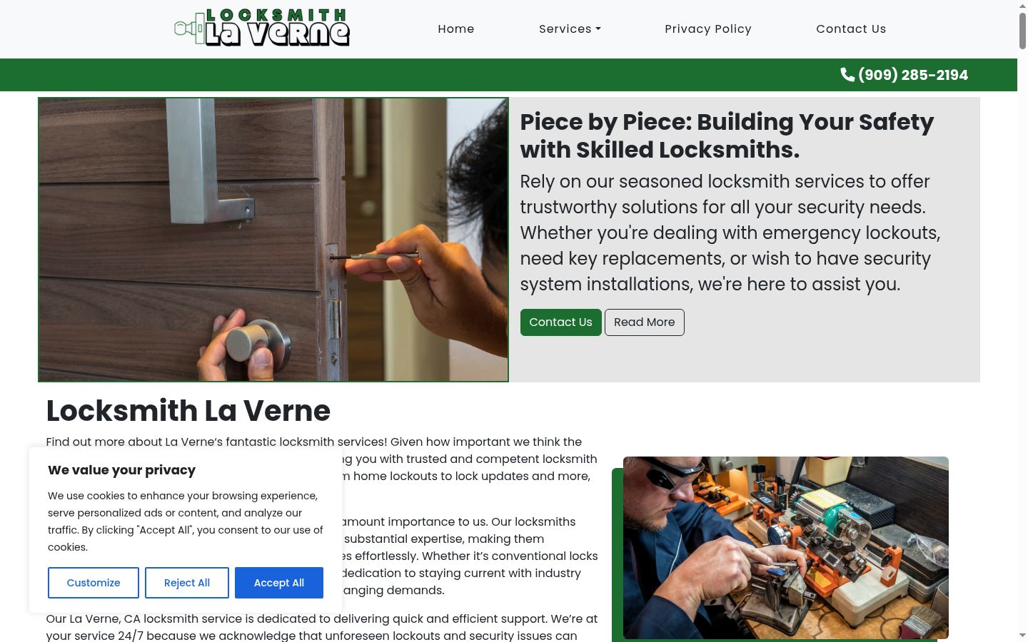 Snímek obrazovky baneru souhlasu zobrazeného před jakoukoli interakcí