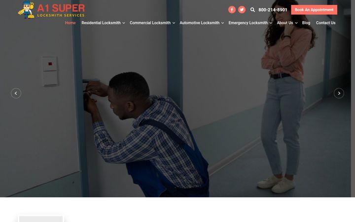 Screenshot of locksmithrockvillemd.com