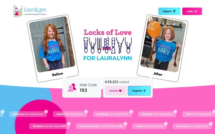 Screenshot of locksoflove.ie