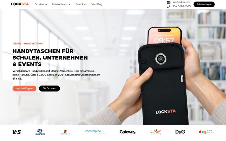 Screenshot di locksta.com