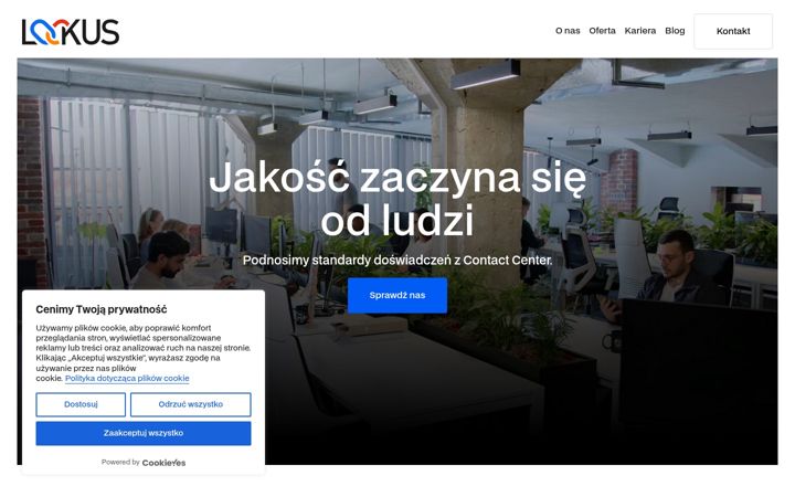Screenshot of lockus.pl