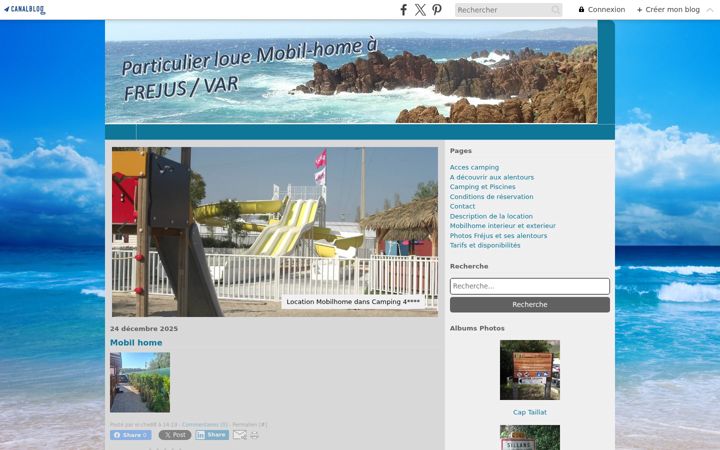 Screenshot of locmobilhome-var.fr