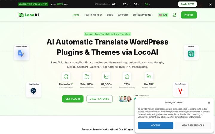 Screenshot of locoaddon.com
