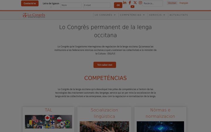 Screenshot of locongres.org