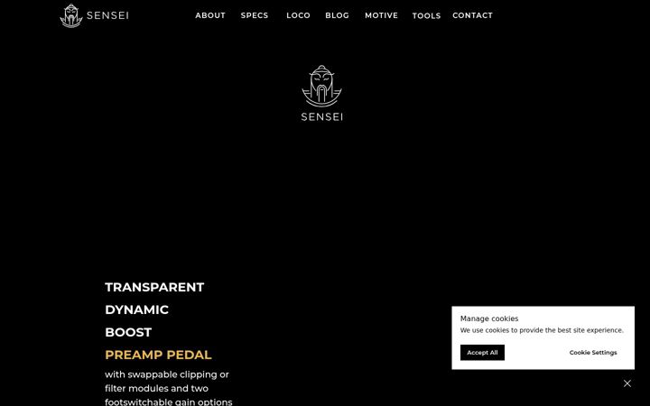 Screenshot of locopedals.com