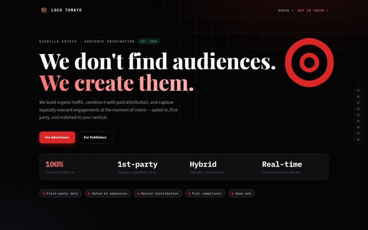 Screenshot di locotomato.com
