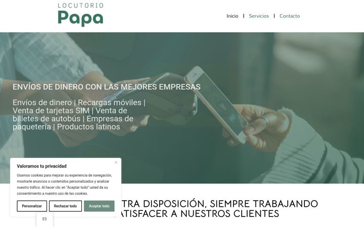 Screenshot of loculamorena.com