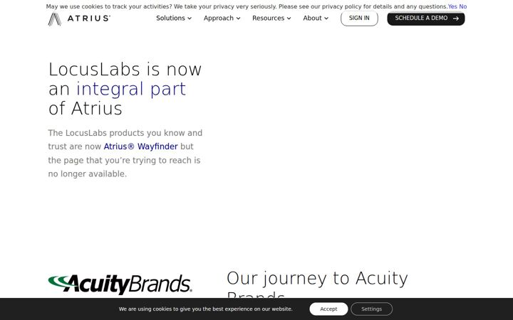 Screenshot of locuslabs.com