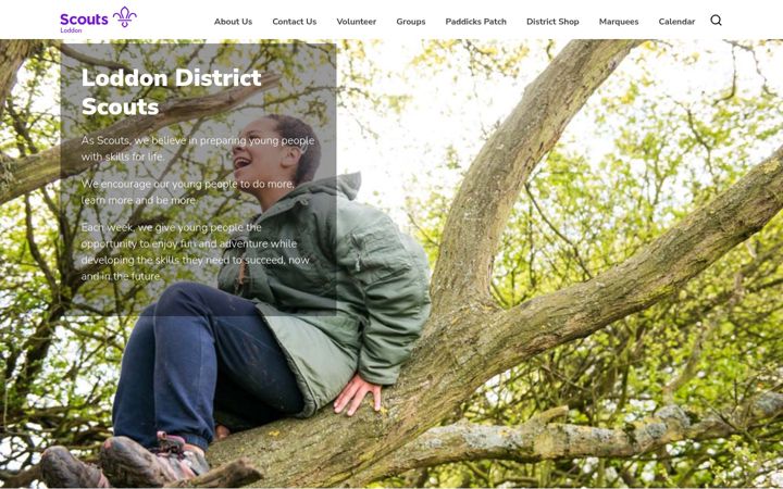 Screenshot of loddondistrict.org.uk