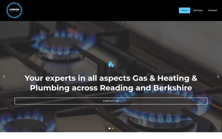 Screenshot of loddonheating.com