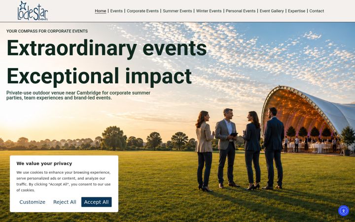 Screenshot of lodestar.org.uk