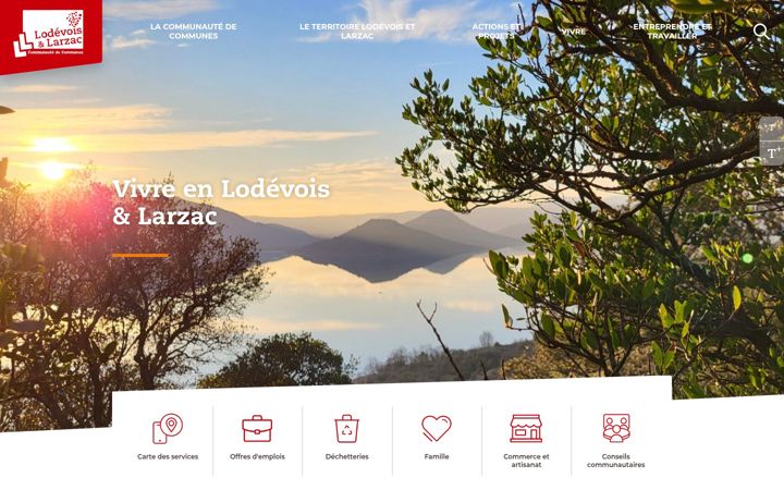 Screenshot of lodevoisetlarzac.fr