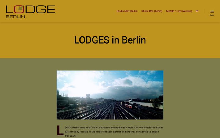 Screenshot of lodge-berlin.de