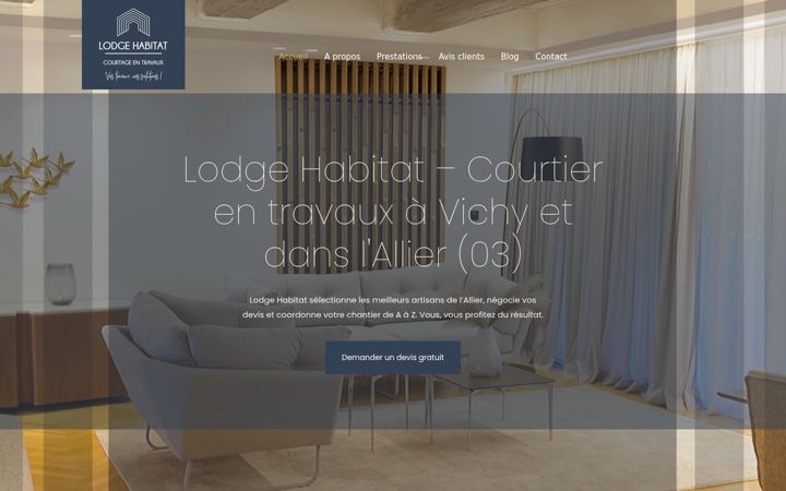Screenshot of lodge-habitat.fr