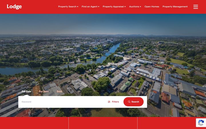 Screenshot of lodge.co.nz