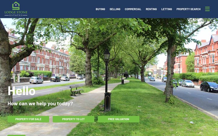 Screenshot of lodgestone.co.uk
