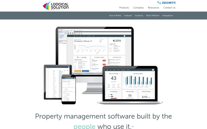 Screenshot of lodgicalsolution.com