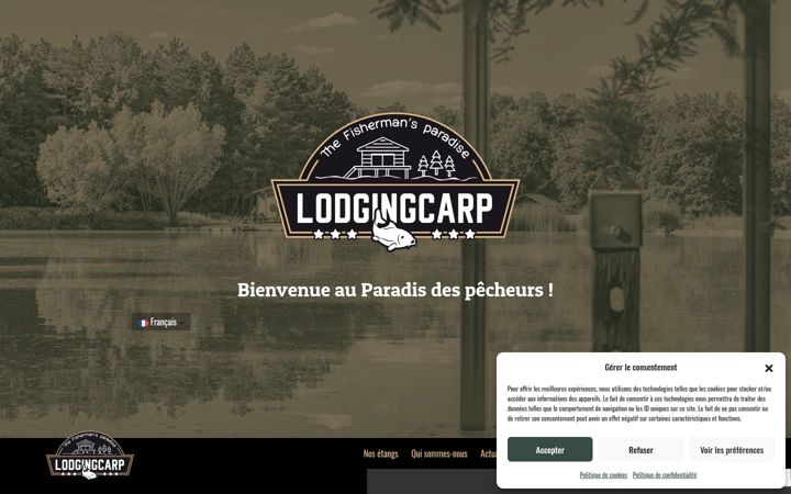 Screenshot of lodgingcarp.com