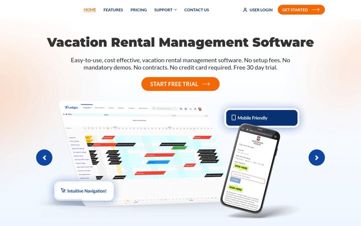Captura de pantalla de lodgix.com