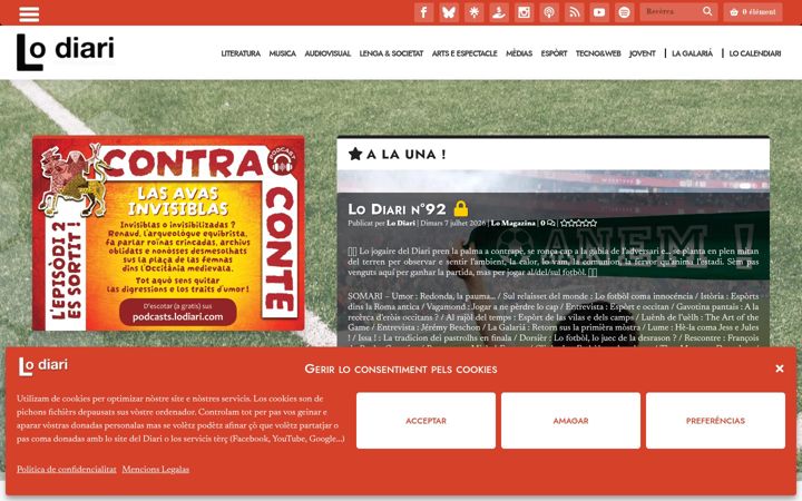Screenshot of lodiari.com