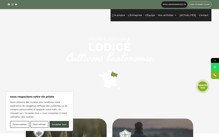 Screenshot of lodice.fr
