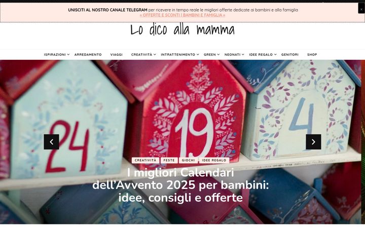 Screenshot of lodicoallamamma.it
