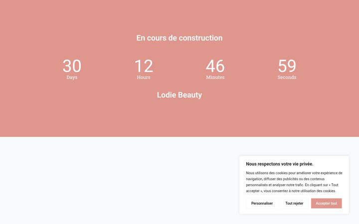 Screenshot of lodiebeauty.com