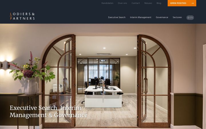 Screenshot of lodiersenpartners.nl