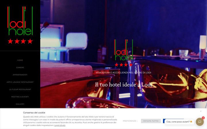 Screenshot of lodihotel.it