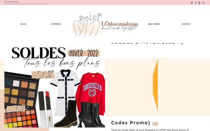 Screenshot of lodoesmakeup.com