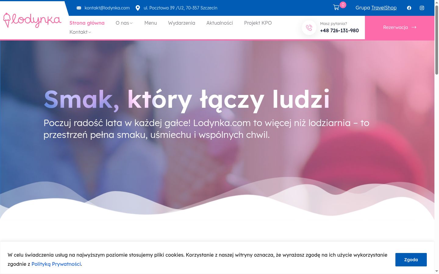 Snimka zaslona bannera za privolu prikazanog prije bilo kakve interakcije