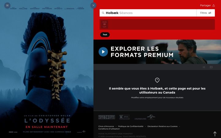 Screenshot of lodysseelefilm.ca