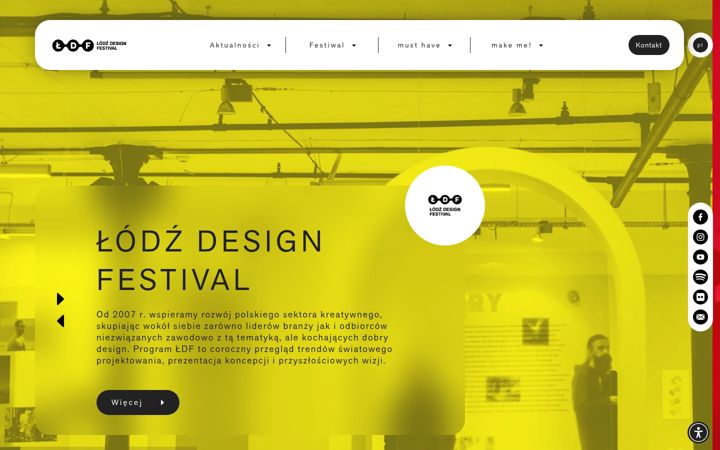 Screenshot of lodzdesign.com