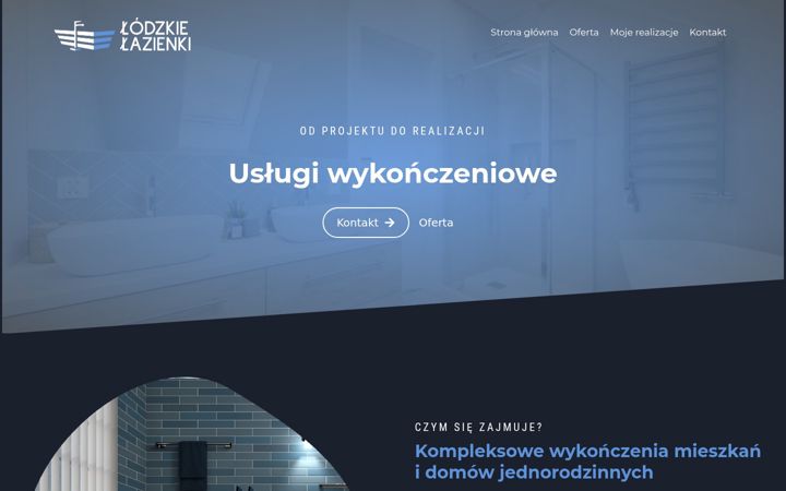 Screenshot of lodzkielazienki.pl