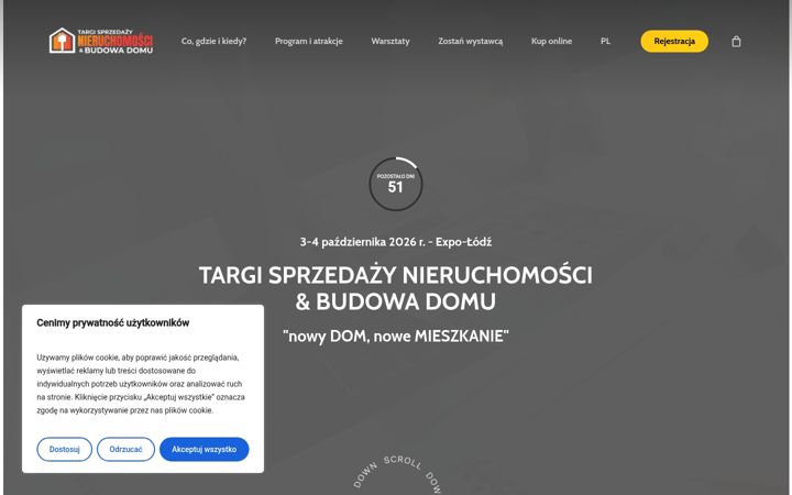 Screenshot of lodzkietargi.pl