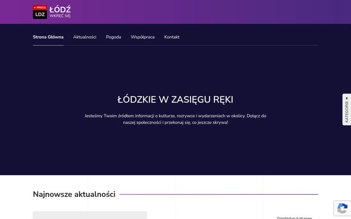Screenshot of lodzpress.com.pl
