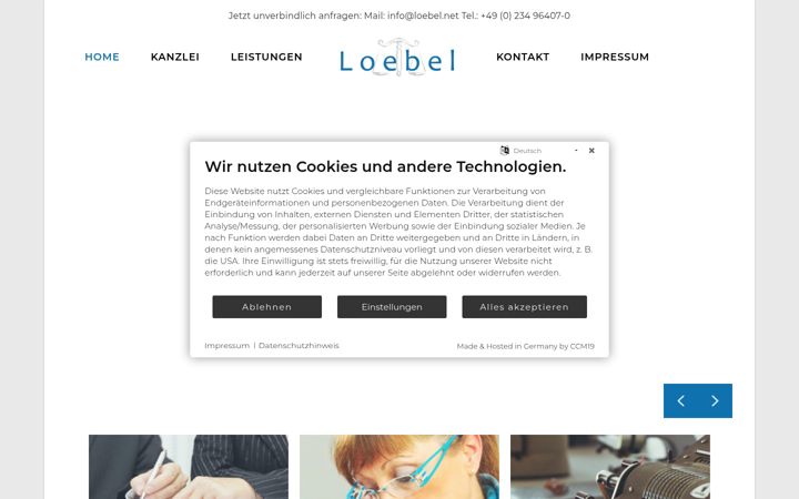 Screenshot of loebel.net
