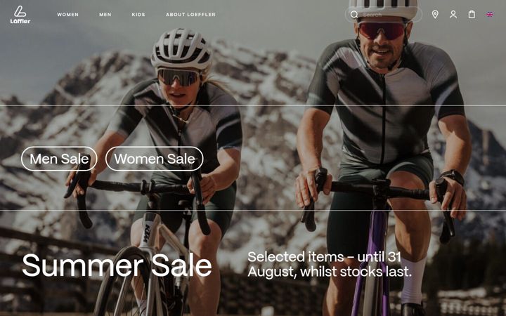 Screenshot of loeffler.at