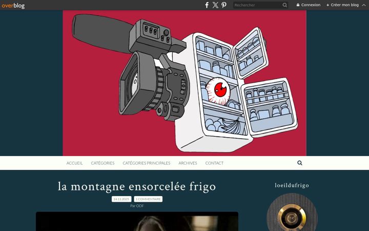Screenshot of loeildufrigo.com