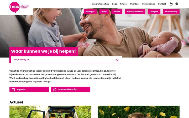 Screenshot of loes.nl